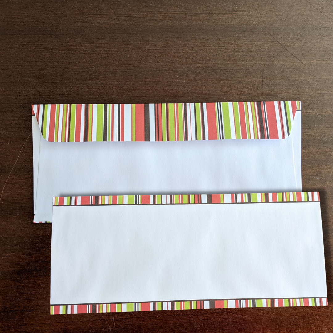 Stripes #10 Envelope - 25 Count